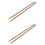 4Stk Bambus Drum Sticks Khaki Umweltfreundlich Mit Griff 4