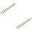 4Stk Bambus Drum Sticks Khaki Umweltfreundlich Mit Griff 5