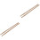 4Stk Bambus Drum Sticks Khaki Umweltfreundlich Mit Griff 2
