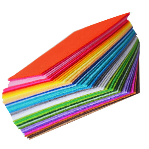 80Pièces Feutrine Colorée Pour Bricolage DIY Couture 2