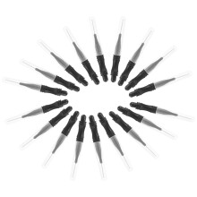150Pièces Brosses Mascara Et Sourcils Noires Pratiques En Nylon