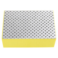 2Stk Diamant Hand Polierblock Gelber Schleifblock Langlebig Praktisch