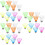 36Pièces Volants Badminton Multicolores Pour Usage Extérieur 8