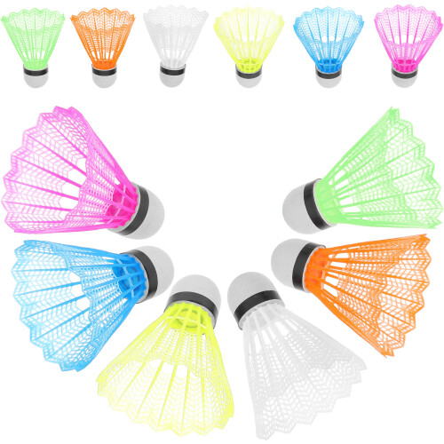 36Pièces Volants Badminton Multicolores Pour Usage Extérieur 1