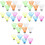 36Pièces Volants Badminton Multicolores Pour Usage Extérieur 4