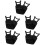 5Pièces Strap Main Tablet Fer Noir Confort Lecture Protection 8