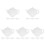 20Pcs Decorative White Ceramic Tea Bag Holders Snack Dip Kitchen Tray 4