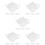 20Pcs Decorative White Ceramic Tea Bag Holders Snack Dip Kitchen Tray 10
