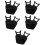 5Pièces Strap Main Tablet Fer Noir Confort Lecture Protection 9