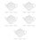 20Pcs Decorative White Ceramic Tea Bag Holders Snack Dip Kitchen Tray 9