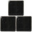 3Pcs Black Silverware Organizer Box with Lid for Kitchen Drawers 4