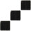 3Pcs Black Silverware Organizer Box with Lid for Kitchen Drawers 6