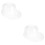 2Pièces Porte-Chapeaux Transparent Support Casquettes Baseball 8