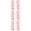 Rote Rennnummern Langlebigem Polyester-Baumwollstoff 9
