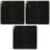 3Pcs Black Silverware Organizer Box with Lid for Kitchen Drawers 5