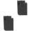 2Pièces Ceinture Microphone Clip ABS Noire Pour Sport Et Présentation 4