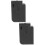 2Pièces Ceinture Microphone Clip ABS Noire Pour Sport Et Présentation 7
