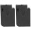 2Pièces Ceinture Microphone Clip ABS Noire Pour Sport Et Présentation 3