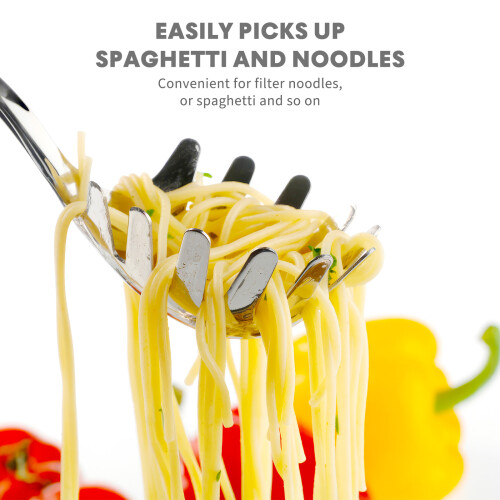2Pièces Cuillères Spaghetti Acier Unique 2