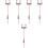 10Pcs Miniature Street Lamp Model Microlandscape Decor 6