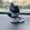 3Pièces Ornements Chien Gris Design Chaleureux 8