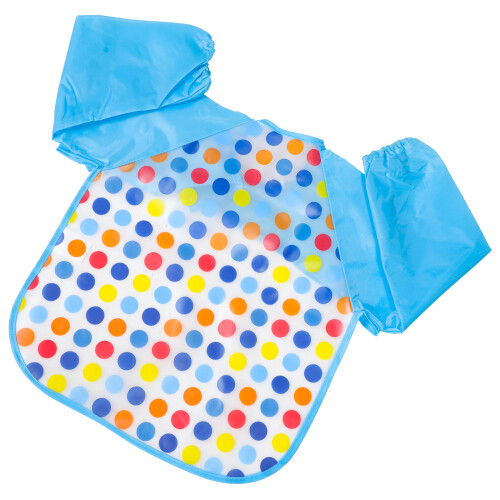 4Pièces Bavettes Enfants Peintures Ajustables Polyester Multicolores 2