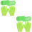 2Ensembles Et Hydratants Vert Confortables En Plume 7