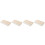 4Pièces Raclette Bois Souple Pour Impression Textile Robuste 4