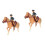 2Ensembles Modèles Chevaux Décoratifs Texture Lisse Pour Maison 4