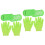 2Ensembles Et Hydratants Vert Confortables En Plume 5