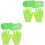 2Ensembles Et Hydratants Vert Confortables En Plume 4