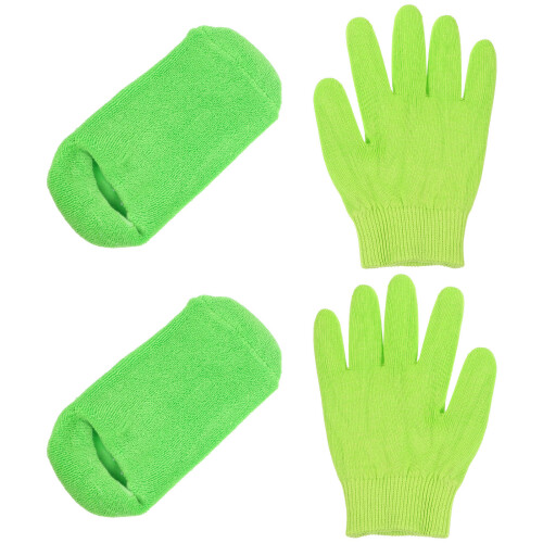 2Ensembles Et Hydratants Vert Confortables En Plume 2