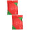 2Paquets Lingettes Compressées Jetables Rouge Douces Et Résistantes 7