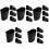 20Pcs Black Plastic Hanging Baskets for Rolling Cart Storage Organizer 5
