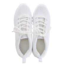 1Paar Witte Casual Vrouw Ademend Comfortabele Sportsneakers