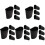 20Pcs Black Plastic Hanging Baskets for Rolling Cart Storage Organizer 4