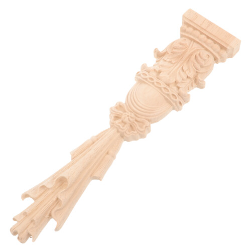 3Pièces Appliques Bois Beige Accessoires Décoratifs DIY 2