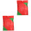 2Paquets Lingettes Compressées Jetables Rouge Douces Et Résistantes 3