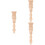 3Pièces Appliques Bois Beige Accessoires Décoratifs DIY 8