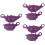 3Paires Plaquettes Violet Remplacement Facile Durable 7