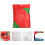 2Paquets Lingettes Compressées Jetables Rouge Douces Et Résistantes 8