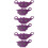 3Paires Plaquettes Violet Remplacement Facile Durable 9