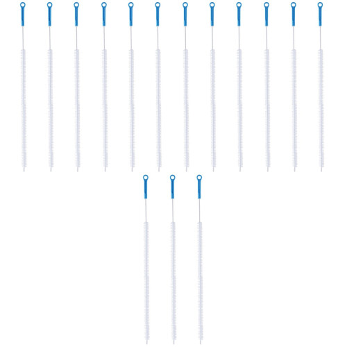 15Pcs Kitchen Sink Drain Dredging Tool with Nylon Hook Catcher 2