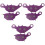 3Paires Plaquettes Violet Remplacement Facile Durable 4