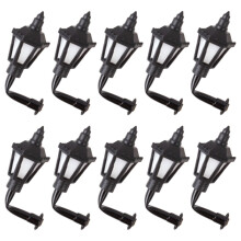 30Pcs Mini DIY Wall Lights Black Sand Table Ornament Decor
