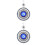 2Pcs Blue Eye Hanging Ornament Devil's Decor Charm 5