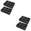 4Pcs Black Convenient Cup Holders Drink Carrier Tray for Coffee Tea 8