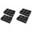 4Pcs Black Convenient Cup Holders Drink Carrier Tray for Coffee Tea 4