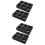 4Pcs Black Convenient Cup Holders Drink Carrier Tray for Coffee Tea 7