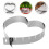 3Pcs Heart-Shaped Metal Mousse Mold Reusable Baking Accessory Silver 11